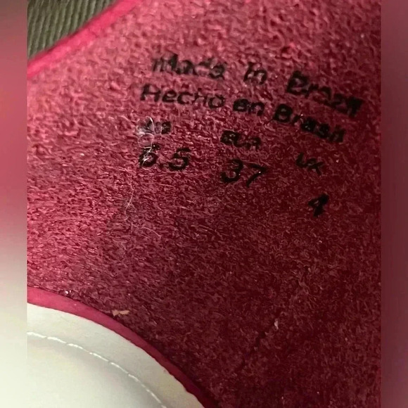 Aldo Red Pointed Toe Dress Sandal Strap Heels size 6.5 - Picture 9 of 9